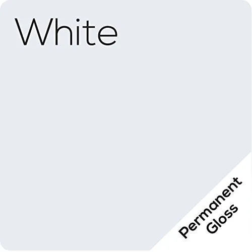 (10) 12" x 12" Sheets - Oracal 651 Matte White Adhesive Craft Vinyl for Cricut, Silhouette, Cameo, Craft Cutters, Printers, and Decals - Matte Finish