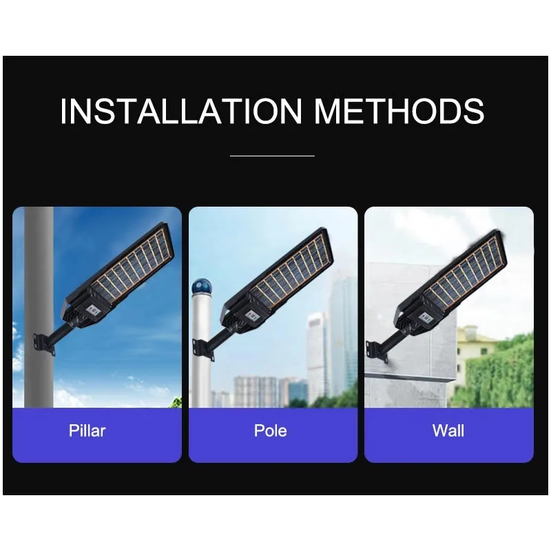 100W Double-Sided With Double Power Solar Light With Panel Ft-100W-96