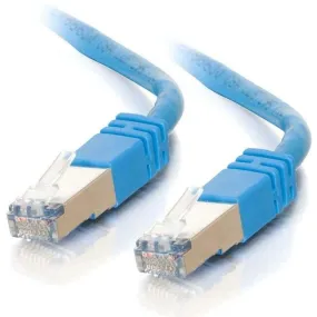 10Ft Cat5E Snagless Shielded (Stp) Ethernet Network Patch Cable - Blue