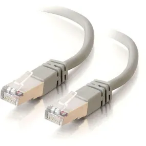 10Ft Cat5E Snagless Shielded (Stp) Ethernet Network Patch Cable - Gray