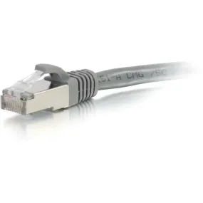 10Ft Cat6A Snagless Shielded (Stp) Ethernet Network Patch Cable - Gray