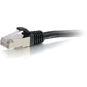 15Ft Cat6A Snagless Shielded (Stp) Network Patch Cable - Black