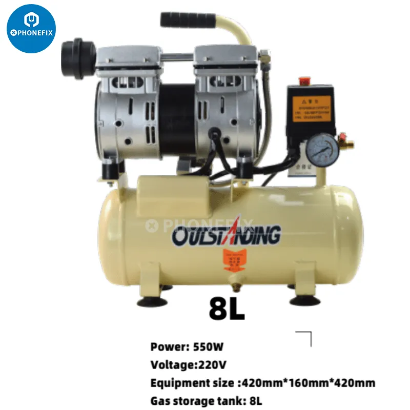 30L Air Compressor Pump Vacuum Pump For LCD Laminator Repair
