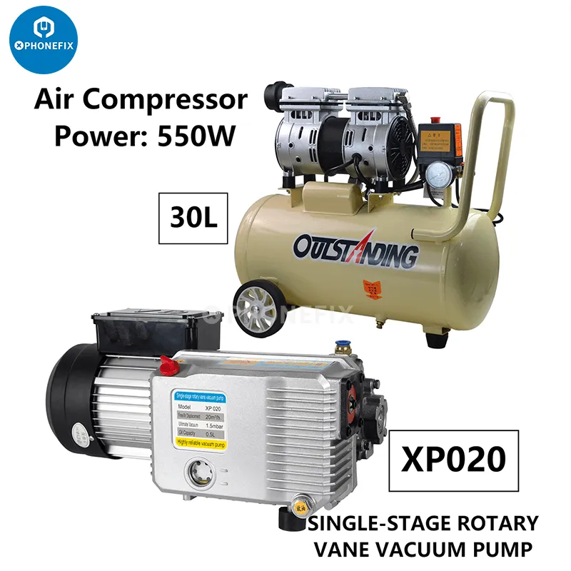 30L Air Compressor Pump Vacuum Pump For LCD Laminator Repair