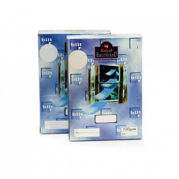 A4 Royal Exec.Bond Paper 100gsm-Camele Off White (Pack of 100) Laid Texture (lines) / Plain