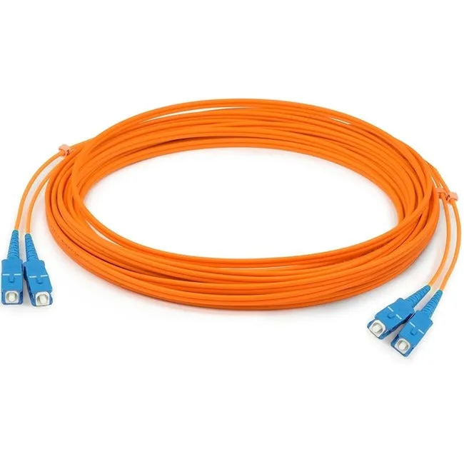 AddOn 10m SC (Male) to SC (Male) Orange OM2 Duplex Fiber OFNR (Riser-Rated) Patch Cable ADD-SC-SC-10M5OM2