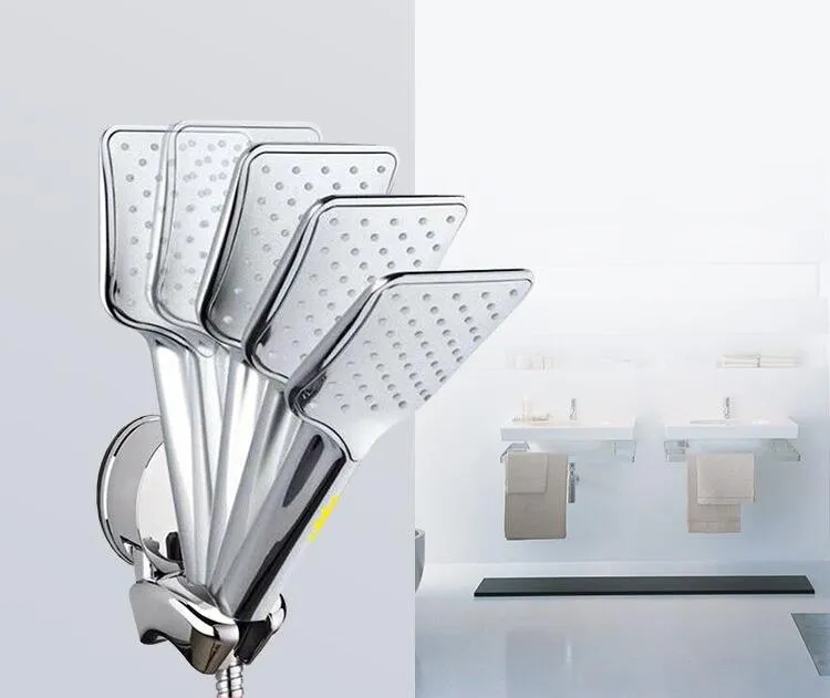 Adjustable Bathroom Showerhead Holder with Suction Cup