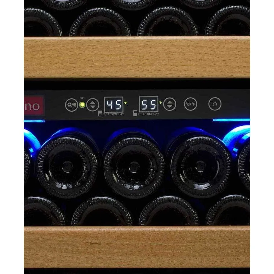 Allavino Vite II Tru-Vino 99 Bottle Dual Zone Black Right Hinge Wine Fridge YHWR99-2BR20