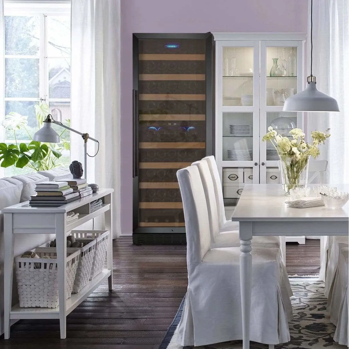 Allavino Vite II Tru-Vino 99 Bottle Dual Zone Black Right Hinge Wine Fridge YHWR99-2BR20
