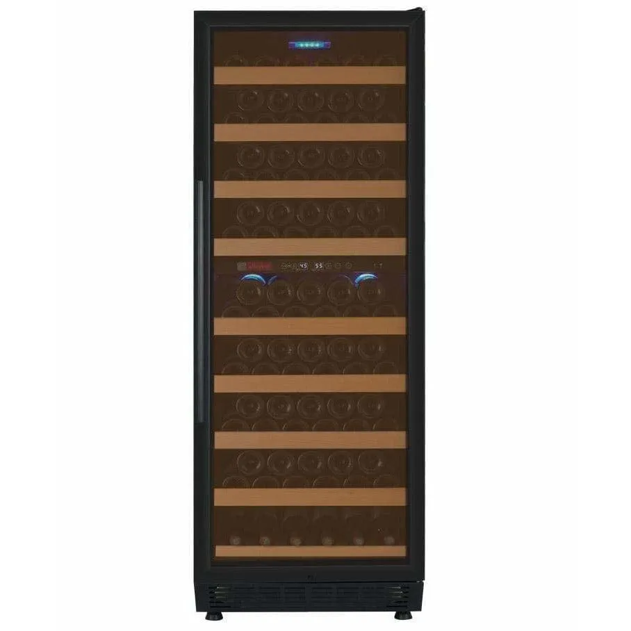 Allavino Vite II Tru-Vino 99 Bottle Dual Zone Black Right Hinge Wine Fridge YHWR99-2BR20