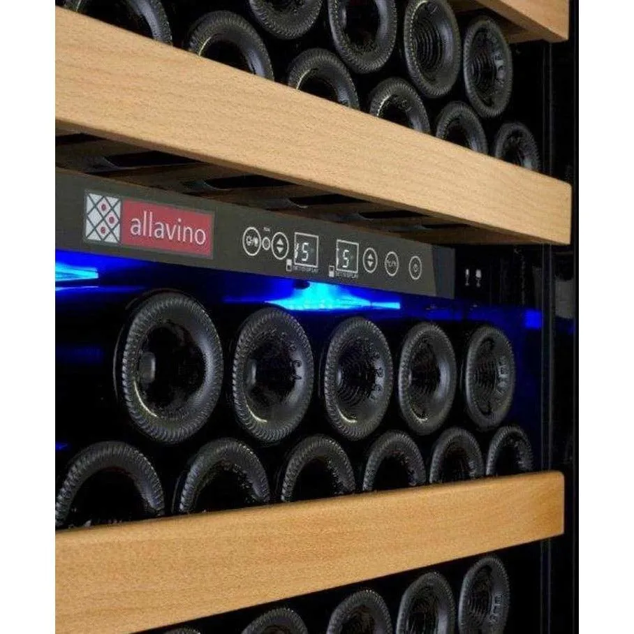 Allavino Vite II Tru-Vino 99 Bottle Dual Zone Black Right Hinge Wine Fridge YHWR99-2BR20
