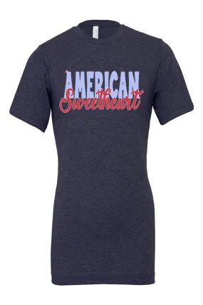 American Sweetheart Navy Graphic Tee FINAL SALE