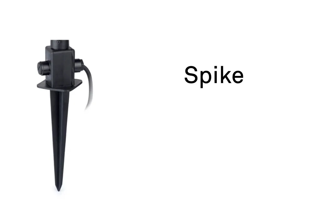 Anodised Aluminium outdoor spotlight - ID 10666