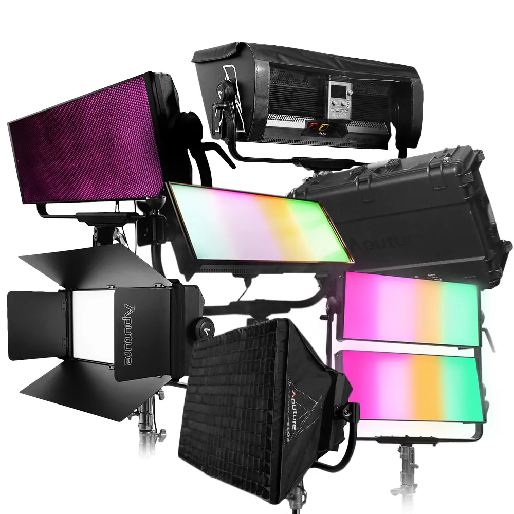 Aputure NOVA P600c Modifiers Bundle Kit 600W RGBWW Soft Light Panel