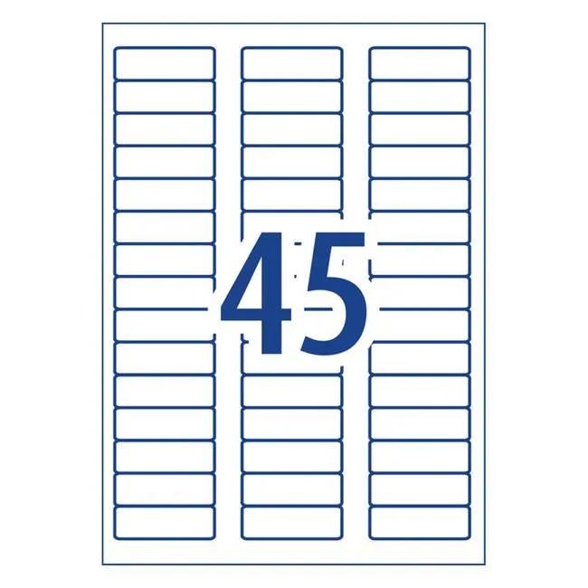 Avery Label L7156 General Use 58×17.8mm 100 Sheets