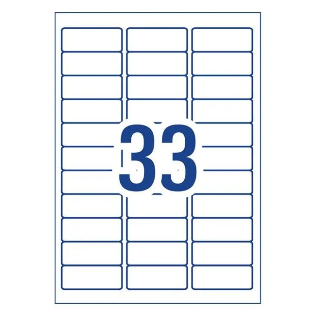 Avery Label L7157 General Use 64×24.3mm 100 Sheets