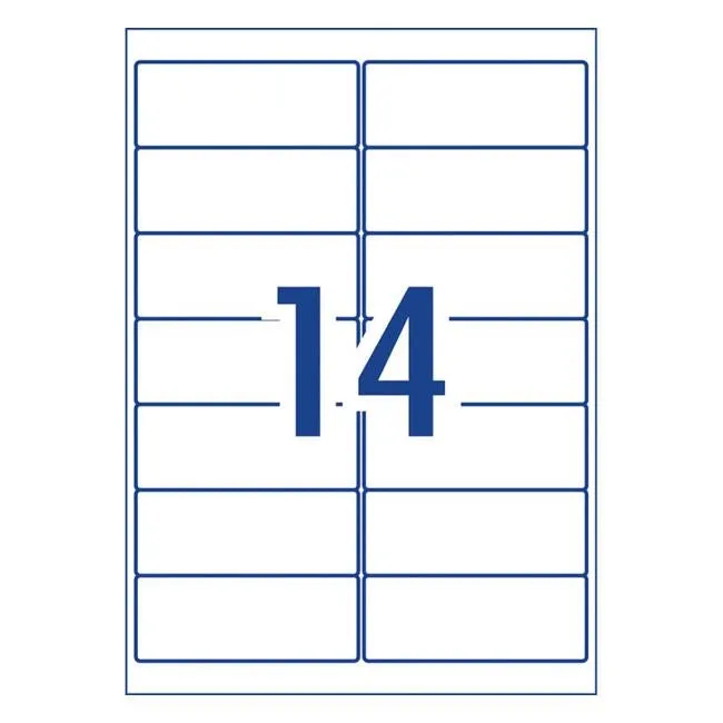 Avery Label L7163 Rev-25 99.1×38.1 25 Sheets