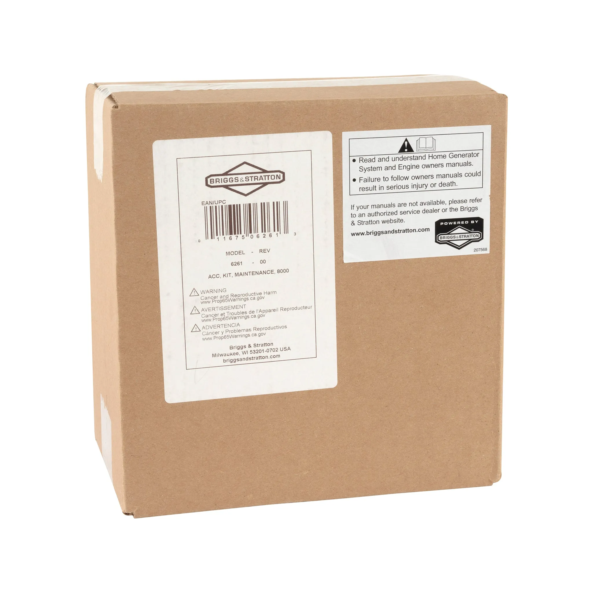 Briggs and Stratton 6261 8000 Maintenance Kit ACC