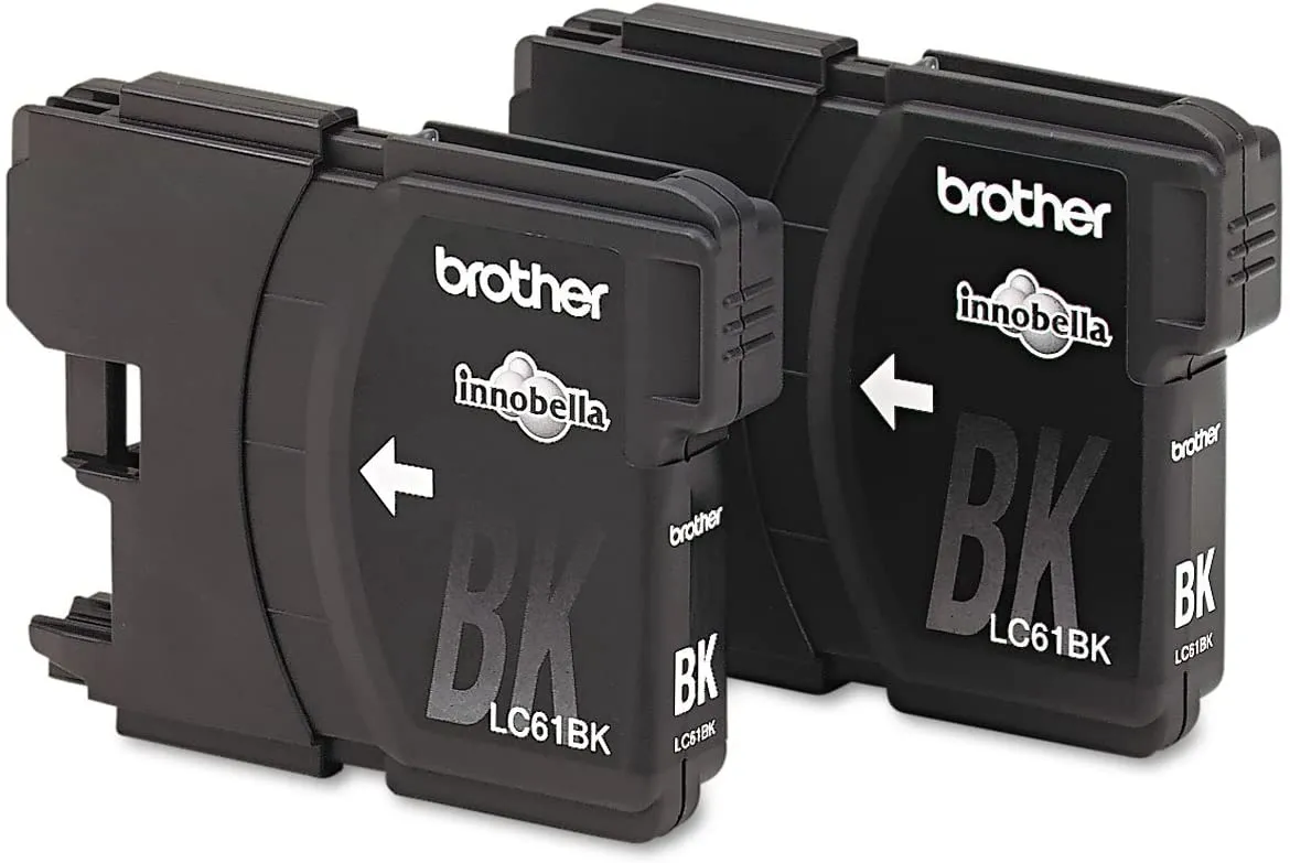 Brother Innobella Standard-Yield 2-Pack Black Ink Cartridges, 450 Pages - LC612PKS