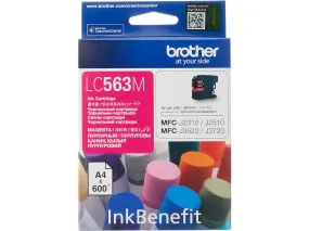 Brother LC563 High Yield Magenta Ink Cartridge (LC563M)