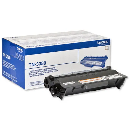 Brother TN-3380 Black Laser Toner Cartridge High Yield Code TN3380