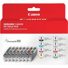 Canon Cli-8 8 Color Multi Ink Pack