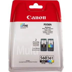 Canon PG560/CL561 Printer Ink Cartridge - Black & Colour | SCAN2367