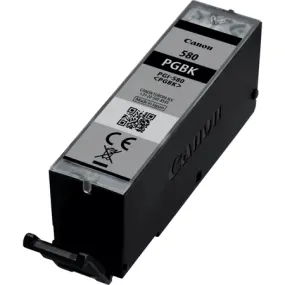 Canon PGI-580BK Pigment Ink Cartridge - Black | SCAN2275