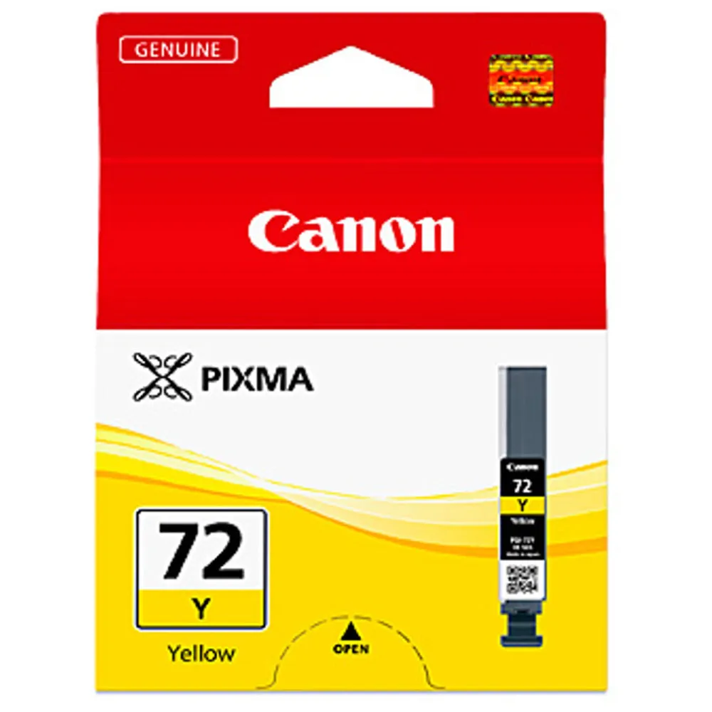 Canon PGI72Y Ink Cartridge 85 Pages A3  Yellow