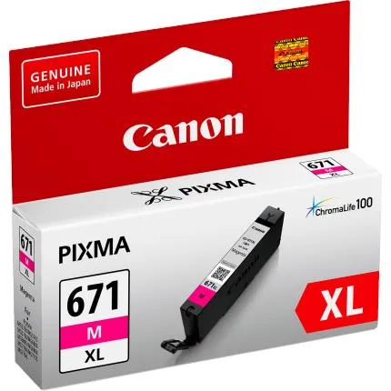 Canon Pixma CLI671XL High Capacity Ink Cartridge (Magenta)