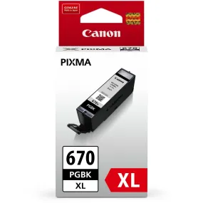 Canon Pixma PGI670XL High Capacity Ink Cartridge (Black)