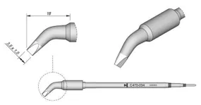 Cartridge Bent 3.5 x 1.5-10PK