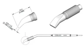 Cartridge Bent 4.8 x 1.5-10PK