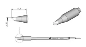 Cartridge Bevel Ø 3.5-10PK