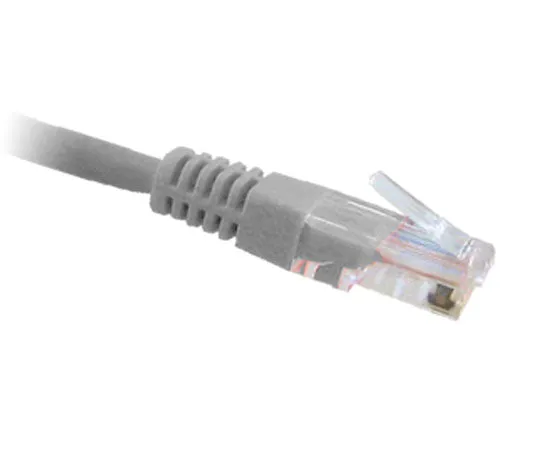 CAT5E Ethernet Patch Cable, Molded Boot, RJ45 - RJ45, 1ft