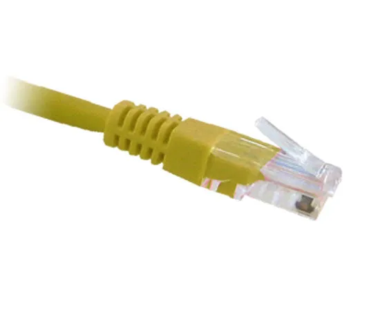CAT5E Ethernet Patch Cable, Molded Boot, RJ45 - RJ45, 1ft