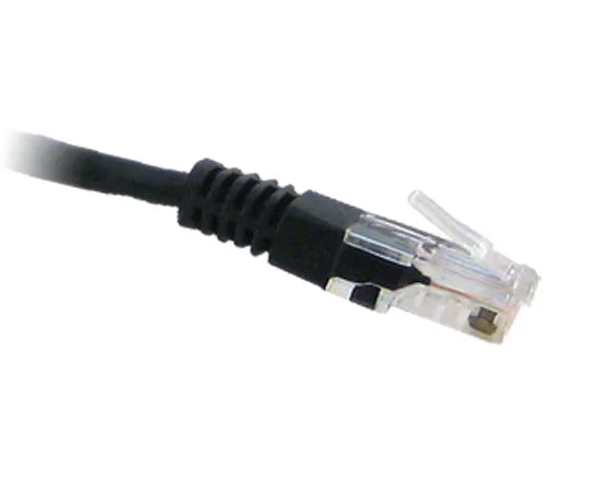CAT5E Ethernet Patch Cable, Molded Boot, RJ45 - RJ45, 1ft