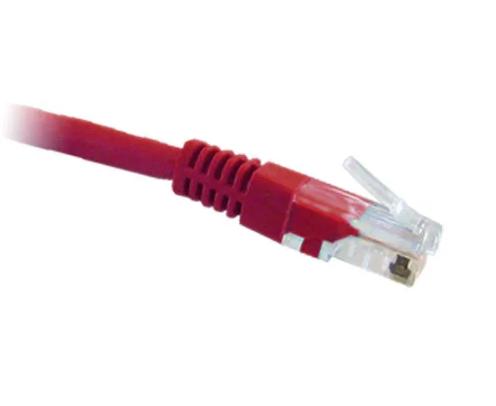 CAT5E Ethernet Patch Cable, Molded Boot, RJ45 - RJ45, 3ft