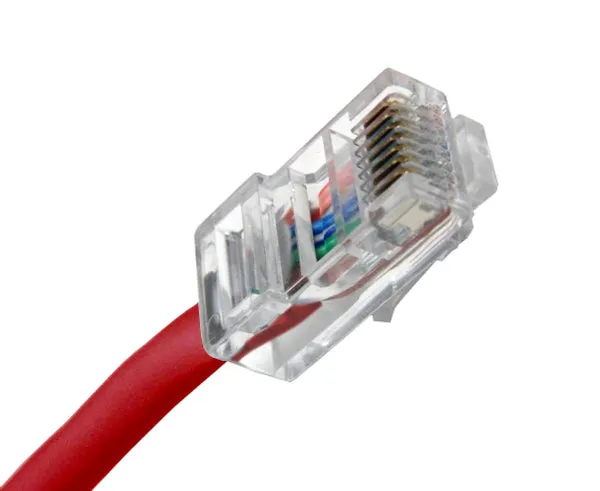 CAT5E Ethernet Patch Cable, Non-Booted, RJ45 - RJ45, 50ft