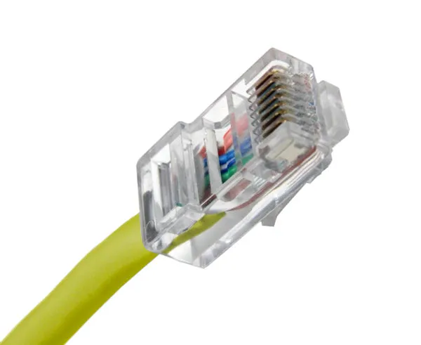 CAT5E Ethernet Patch Cable, Non-Booted, RJ45 - RJ45, 7ft