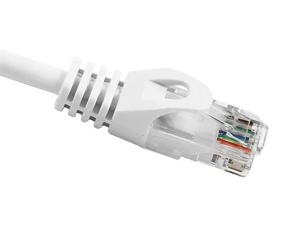 CAT5E Ethernet Patch Cable, Snagless Molded Boot, RJ45 - RJ45, 1ft
