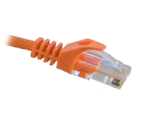 CAT5E Ethernet Patch Cable, Snagless Molded Boot, RJ45 - RJ45, 3ft