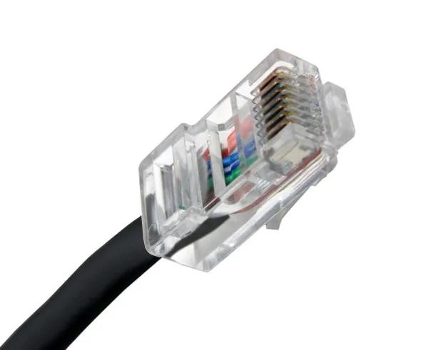 CAT6 Ethernet Patch Cable, Non-Booted, RJ45 - RJ45, 2ft