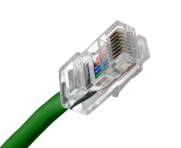 CAT6 Ethernet Patch Cable, Non-Booted, RJ45 - RJ45, 2ft