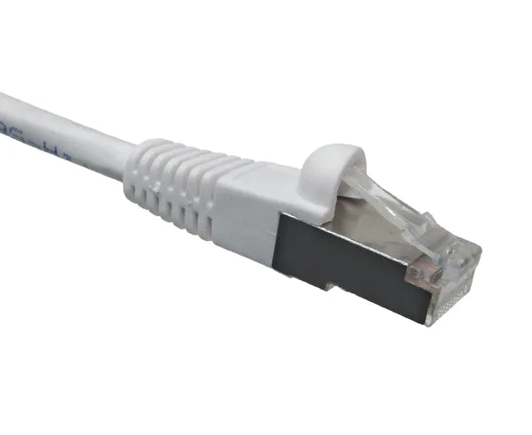CAT6 Ethernet Patch Cable Shielded, Snagless Molded Boot, RJ45 - RJ45, 1ft
