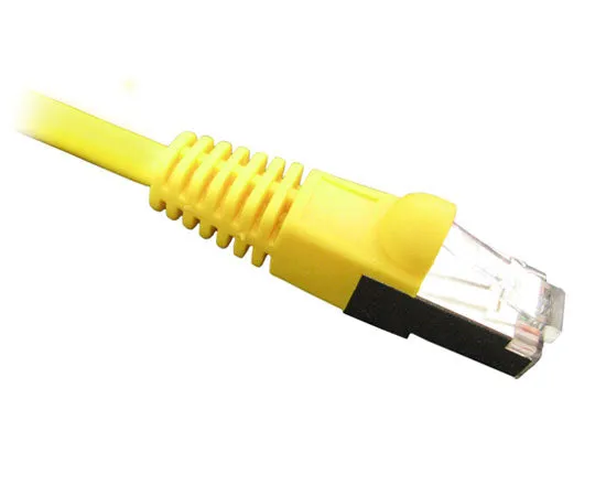 CAT6 Ethernet Patch Cable Shielded, Snagless Molded Boot, RJ45 - RJ45, 1ft