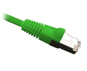 CAT6 Ethernet Patch Cable Shielded, Snagless Molded Boot, S/FTP, RJ45 - RJ45, 10ft