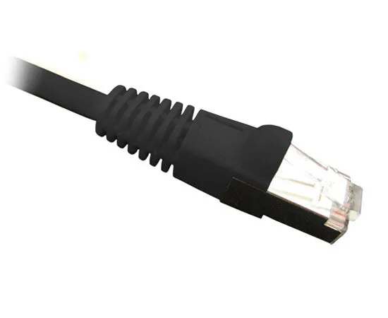 CAT6 Ethernet Patch Cable Shielded, Snagless Molded Boot, S/FTP, RJ45 - RJ45, 25ft