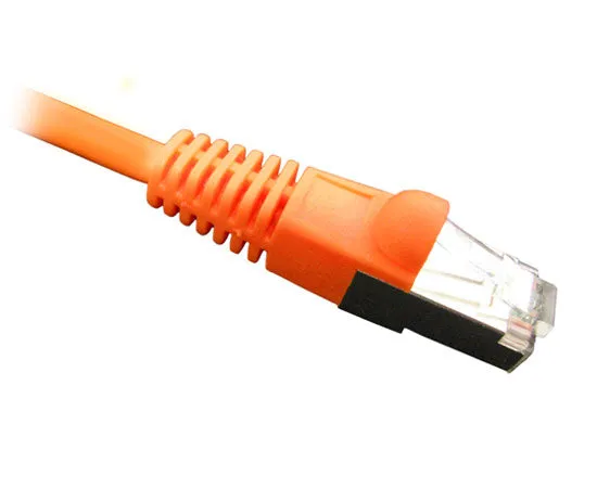 CAT6 Ethernet Patch Cable Shielded, Snagless Molded Boot, S/FTP, RJ45 - RJ45, 25ft