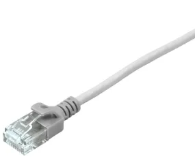CAT6 Ethernet Patch Cable, Slim, Snagless Molded Boot, 28 AWG, RJ45 - RJ45, 15ft